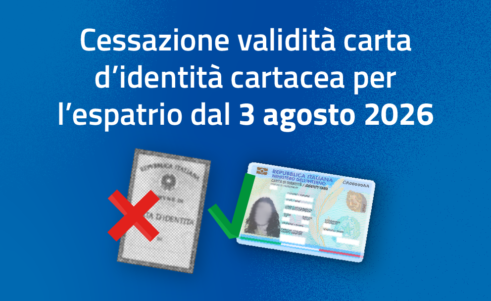 Cessazione validita carta identita cartacea